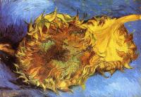 Gogh, Vincent van - Tow cut sunflowers, one upside down